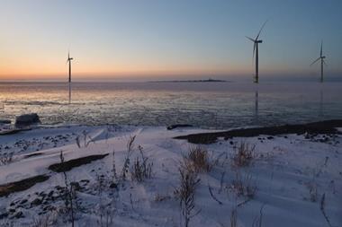 Tahkoluoto wind farm - believed to be the first in frozen sea conditions
