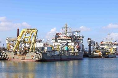 Vessels in various states of lay-up may be berthed alongside (Peter Barker