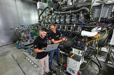 Methanol engine testbench at Rolls-Royce