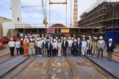 Bibby keel-laying for first electric CSOV