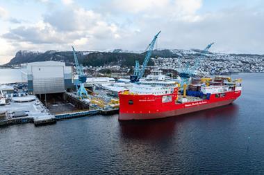 The image shows the CLV Nexans Electra on the water