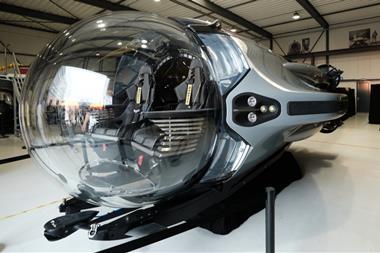 The image shows a close up of a U-Boat Worx Nexus sub