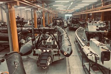 Pac 24 vessels being worked on in UK Docks' Gosport facility.