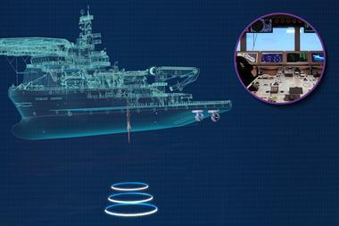 The image shows a Sonardyne SPRINT-Nav DP animation