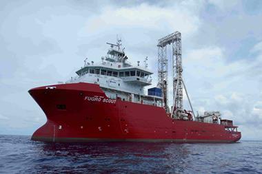 Fugro Scout geotechnical vessel