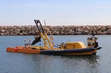 The image shows the vessels involved in the demonstration in Marseille