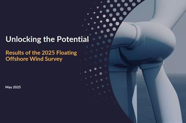 The image shows the front page of the 2025 Floating Offshore Wind Survey