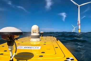 The Autonomous Surveyor USV on its way to a survey mission