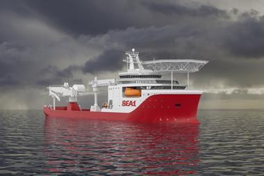 An illustrative picture of Sea1 Offshore's newbuild OSVs