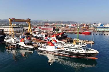 The image shows the MV Isle of Islay and its sister ferries