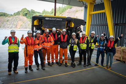 Celebrating the completion of Site Acceptance Testing of the first commercial Quantum EV for client Jan De Nul.