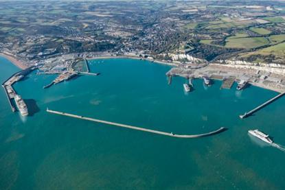 The image shows a visualisation of the 2050 port arrangement
