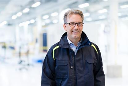 The image shows Torbjörn Bäck, chief executive of Echandia