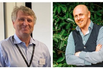 Richard Dowdeswell, GeoAcoustics CCO (right)