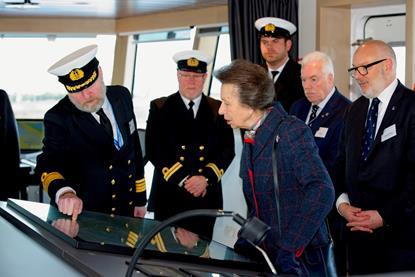 HRH with Masters and crew