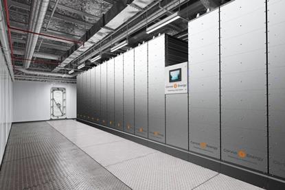 A stack of battery systems