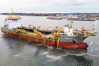 Boskalis Westminster Freeway trailing suction hopper dredger