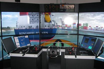 The simulator will prepare tug masters for Svitzer's new TRAnsverse tug (Kongsberg)