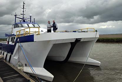 e-Ginny - Electric Crew Transfer Vessel - Tidal Transit