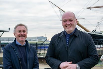 Eric Briar, Manor Renewable Energy (MRE) chief executive officer, and Toby Mead, MRE chief operating officer, look forward to growth as part of the OEG Offshore group  (Photo- Manor Renewable Energy)