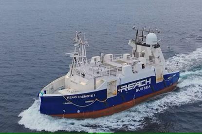 Reach Subsea Remote 1 USV at sea