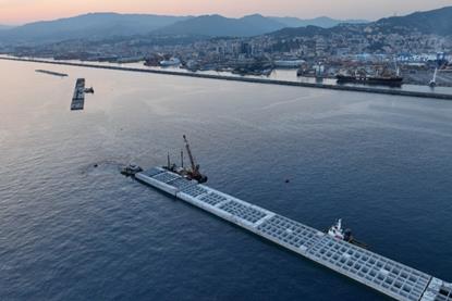 Genoa breakwater from Webuild