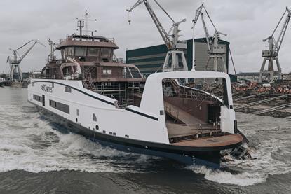 Damen launches tenth Island Class ferry (3)