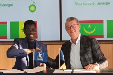 Alioune dit Ali NDIAYE President of the Board of Maritalia S.A. and Ard-Jan Kooren President and CEO of KOTUG (KOTUG)