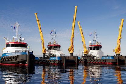 Damen's latest trio is in anticipation of demand for dredging support vessels in the Middle East (Damen)