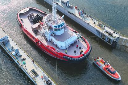 'Sultanhani' is the world's first LNG-powered Voith tractor tug (RAL)