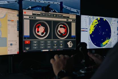 displays at a remote operating centre