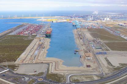 Maasvlakte II container terminal at Rotterdam