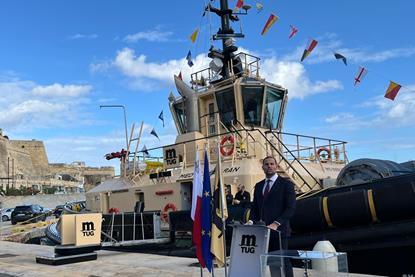 'Med Aldebaran' is MedTug's first IMO Tier III compliant tug (Damen)