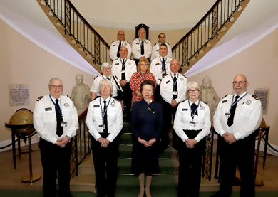 HRH the Princess Royal with NCI national and sector managers