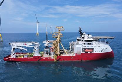 The image shows the offshore construction vessel Orient Adventurer