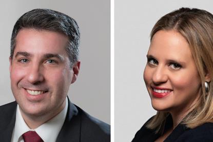 Anthony Paizes and Vanessa Tzoannos, new partners at Hill Dickinson