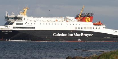 CalMac's largest ferry is the 700 passenger capacity'Loch Seaforth' (CMAL)