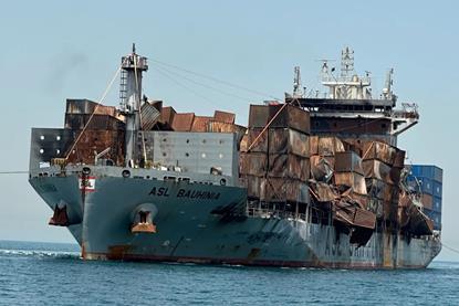 Smit Salvage faced a complex operation following the fire onboard 'ASL Bauhinia' (MarineTraffic-Artjoms Kusiks)