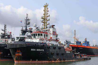 'Sea Seraya' was one of two tugs that marked a change of direction for Seacontractors (Peter Barker)