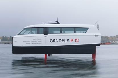 Candela P-12 electric hydrofoil ferry