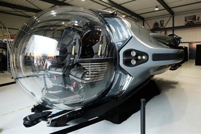 The image shows a close up of a U-Boat Worx Nexus sub