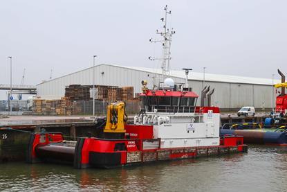 'Viking Energy' is Ports of Jersey's latest addition, a Neptune Workboats EuroCarrier 2611 workboat (Peter Barker)