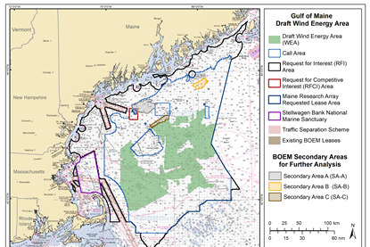 Gulf of Maine draft WEA area