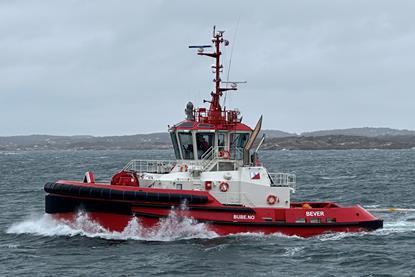 'Bever' will expand Busker og Bergings's enviromentally-friendly tug fleet (Sanmar)