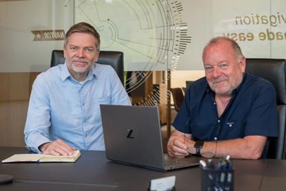 Bjørn Kristian Sæstad, OEM Director, and Paul Elgar, OEM Business Relations at NAVTOR