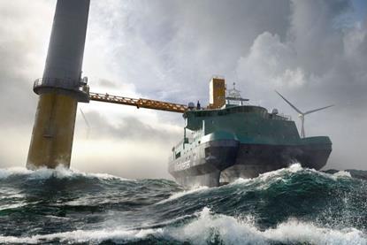 GC Rieber Shipping’s newbuild WindKeeper SOVs will be equipped with the SMST gangway Telescopic Access Bridge L-Series