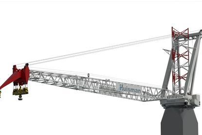 Huisman 2000mt leg encircling crane