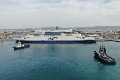 P&O Pioneer at DP World Limassol