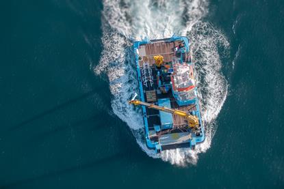 The image shows a Jifmar vessel on the water