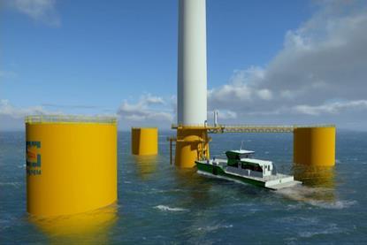 Floating foundations by Saipem